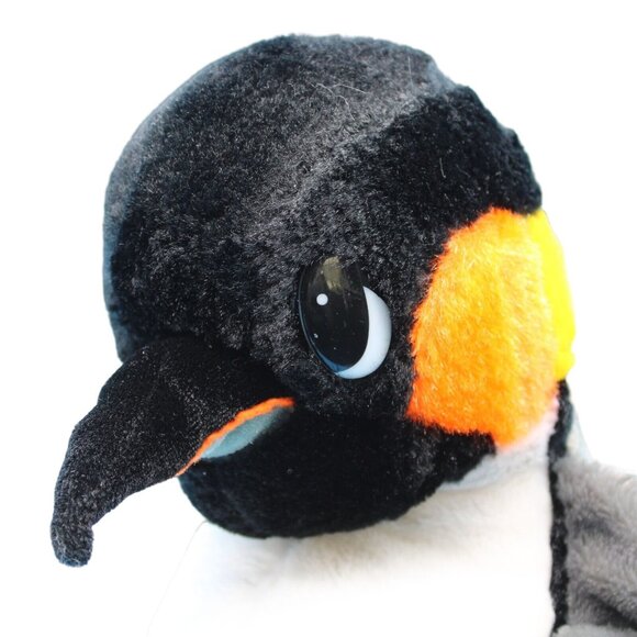Emperor Penguin Classic Toy Company 2007 Grey White Black Stuffed Plush Toy 13" - Picture 6 of 10